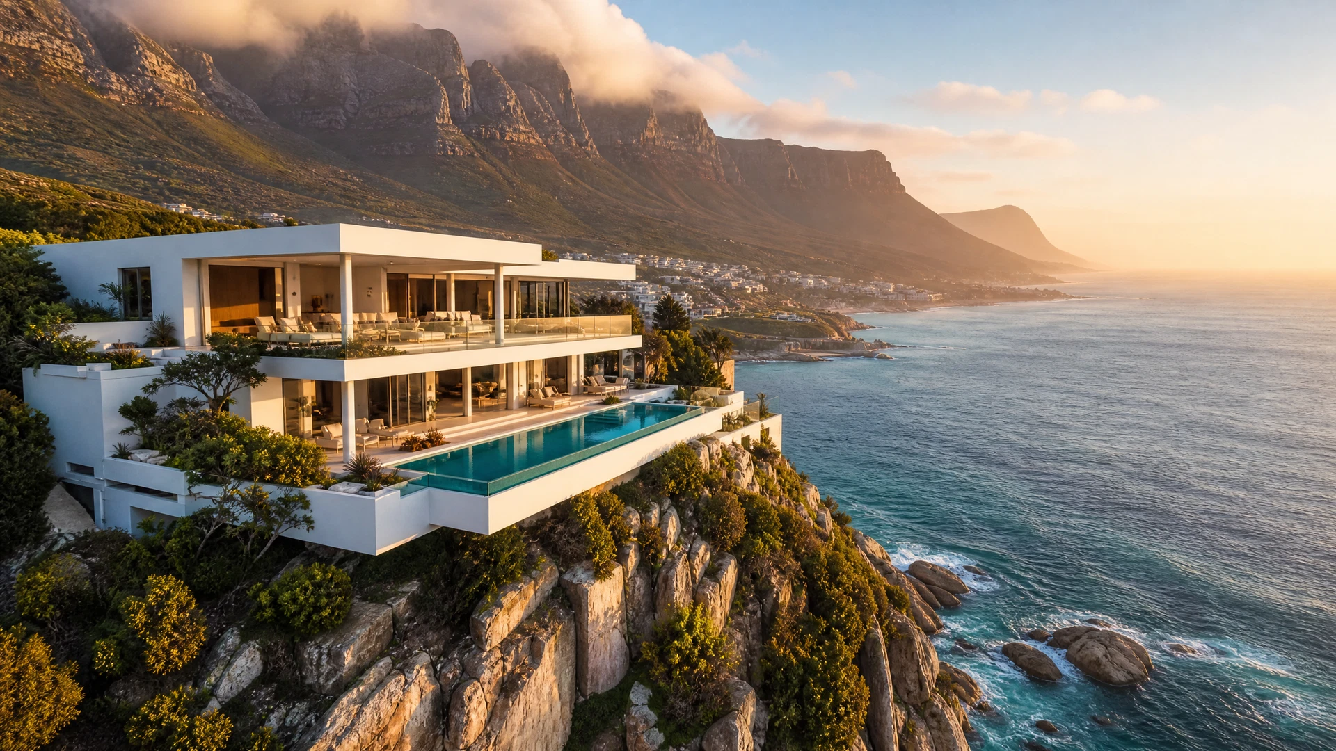 Clifton Villa — Dawn Aerial